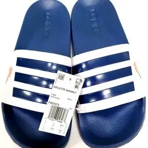 Adidas Adilette Shower Real Madrid Navy White Sandals Slides Men\'s Sz 7 FW7073 Adilette Shower  main image 3